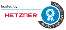 Logo „Hosted in Germany“ – Hosting bei Hetzner in Deutschland